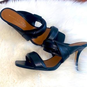 Black Leather Sandals KURT GEIGER LONDON ❗️❗️❗️❗️